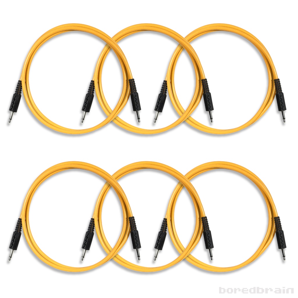 36-inch Solar Orange 6-Pack Patch Cables