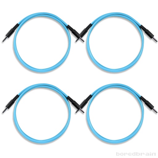 [BB-PC04PK-35TS48BLU] 48-inch Quantum Blue 4-Pack Patch Cables