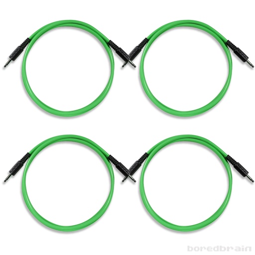 [BB-PC04PK-35TS48GRN] 48-inch Slime Green 4-Pack Patch Cables