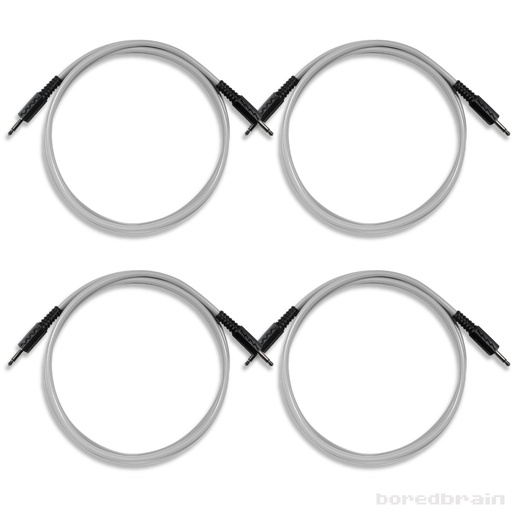 [BB-PC04PK-35TS48GRY] 48-inch Moon Gray 4-Pack Patch Cables